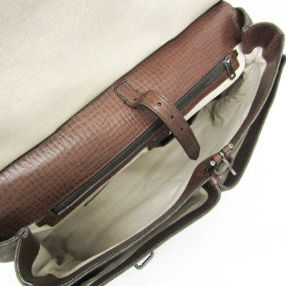 Dolce & Gabbana Brown Canvas Handbag