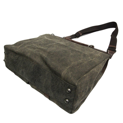 Dolce & Gabbana Brown Canvas Handbag