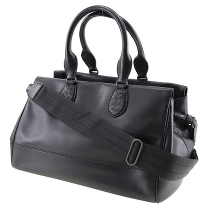 Bottega Veneta Black Calfskin Handbag