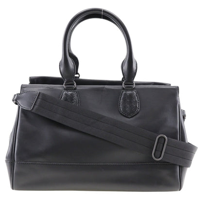 Bottega Veneta Black Calfskin Handbag