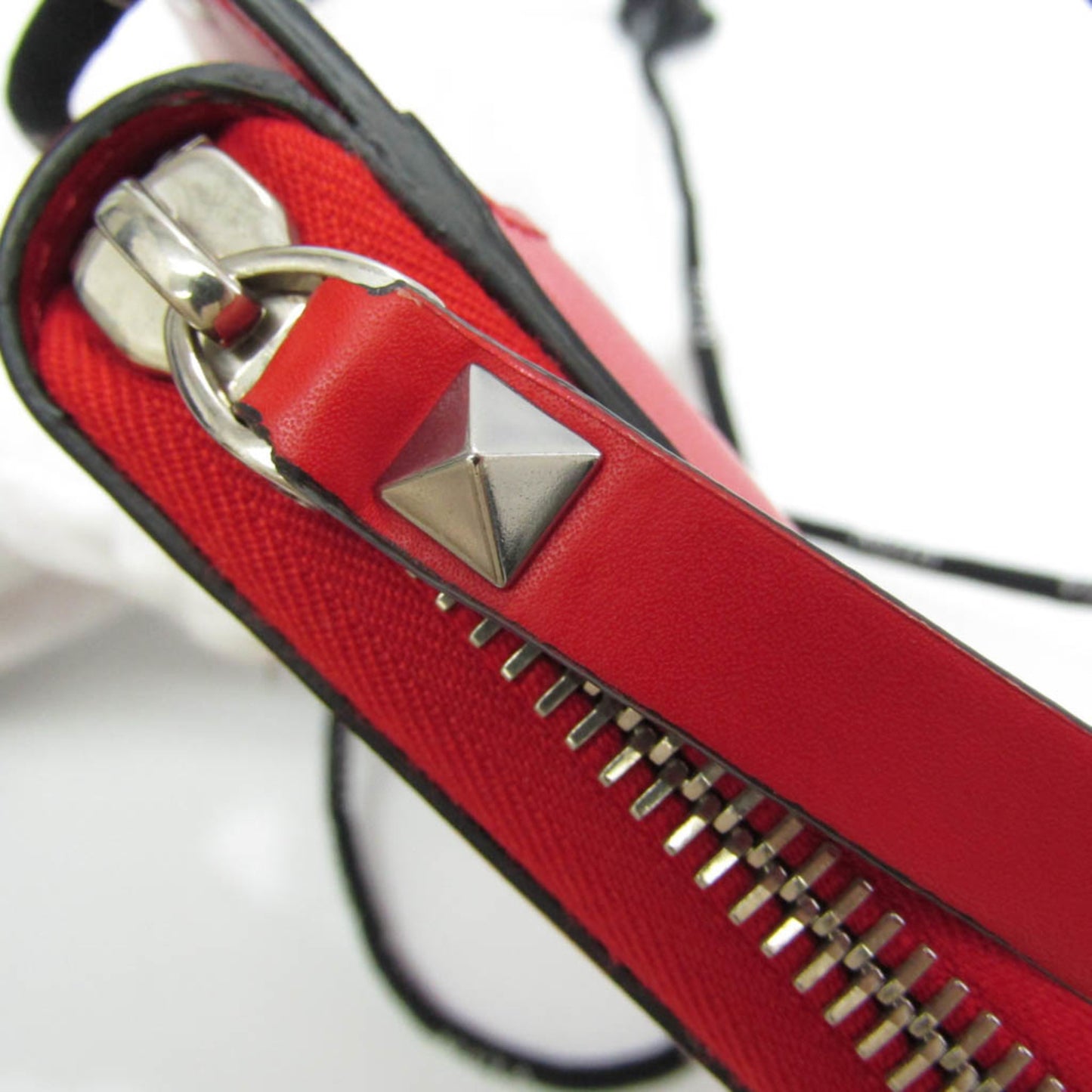 Valentino Garavani Red Leather Vltn