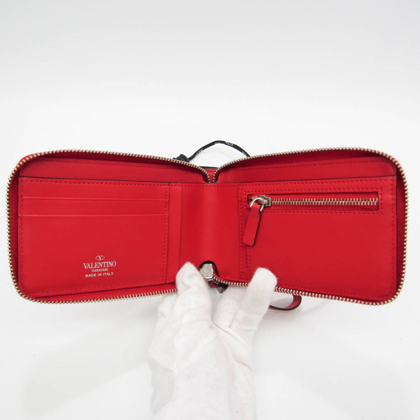 Valentino Garavani Red Leather Vltn