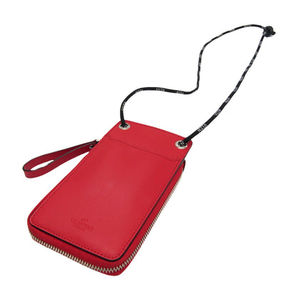 Valentino Garavani Red Leather Vltn