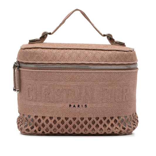 Dior Mesh Embroidered Diortravel Vanity Case