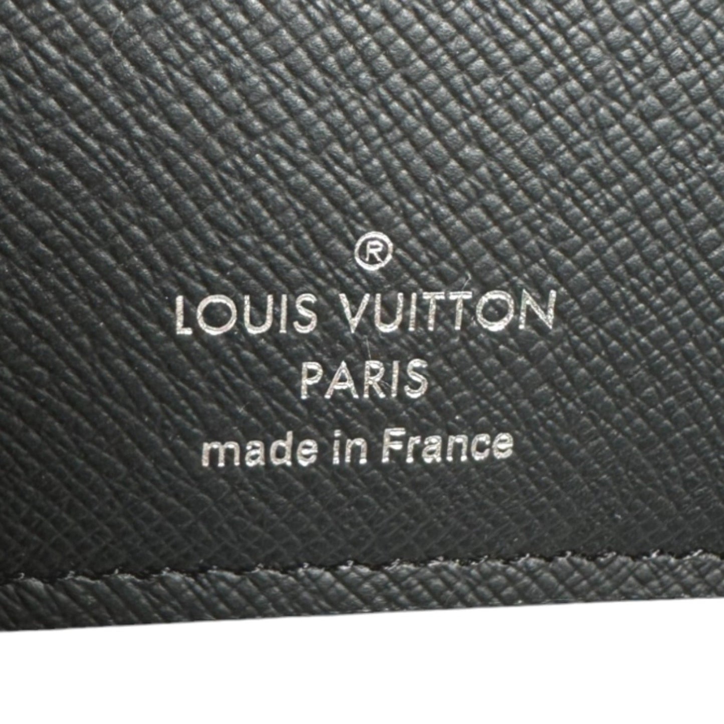 Louis Vuitton Black Leather Brazza