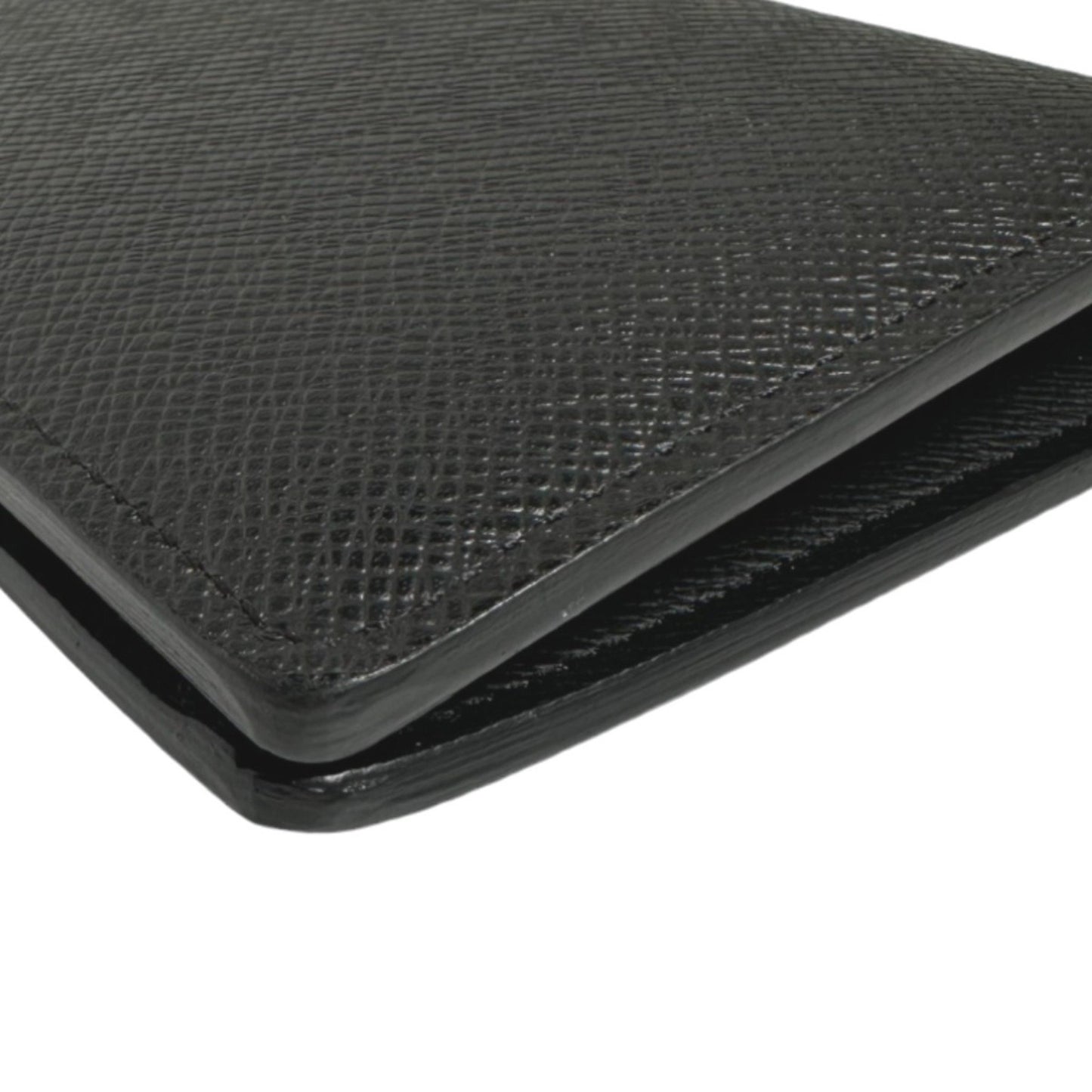 Louis Vuitton Black Leather Brazza