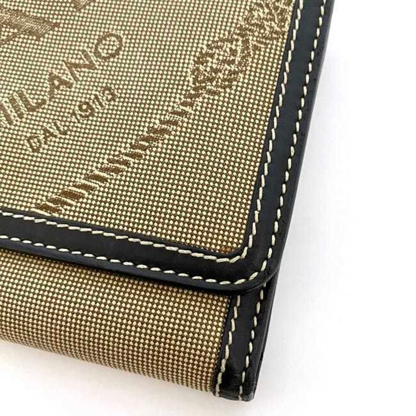 Prada Brown Canvas Wallet