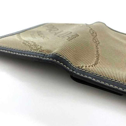 Prada Brown Canvas Wallet