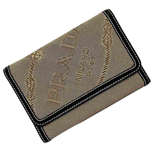 Prada Brown Canvas Wallet