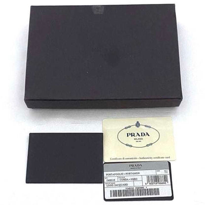 Prada Brown Canvas Wallet