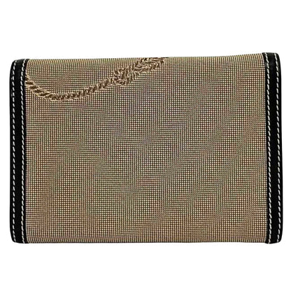 Prada Brown Canvas Wallet