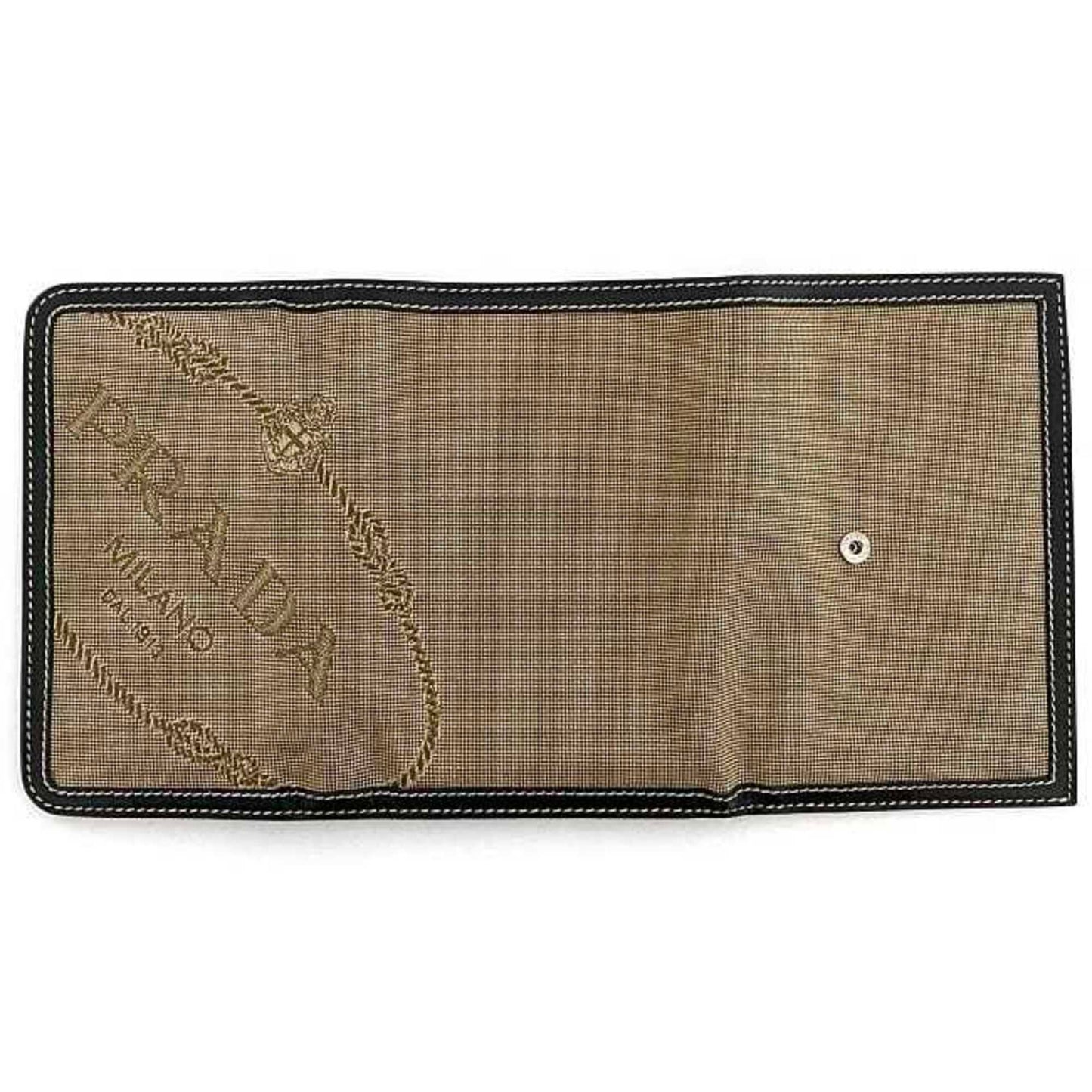 Prada Brown Canvas Wallet