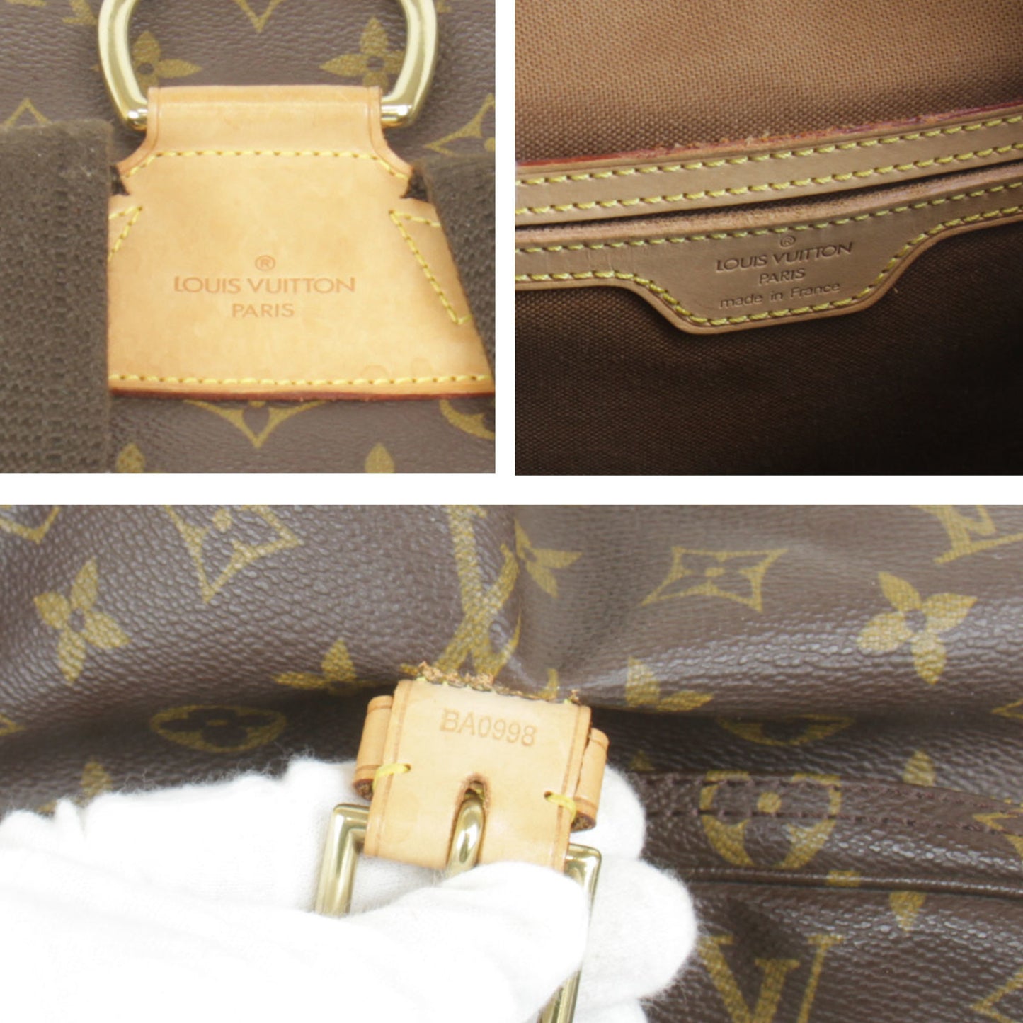 Louis Vuitton Brown Canvas Montsouris