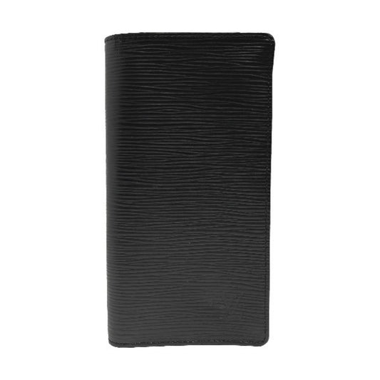 Louis Vuitton Black Leather Brazza
