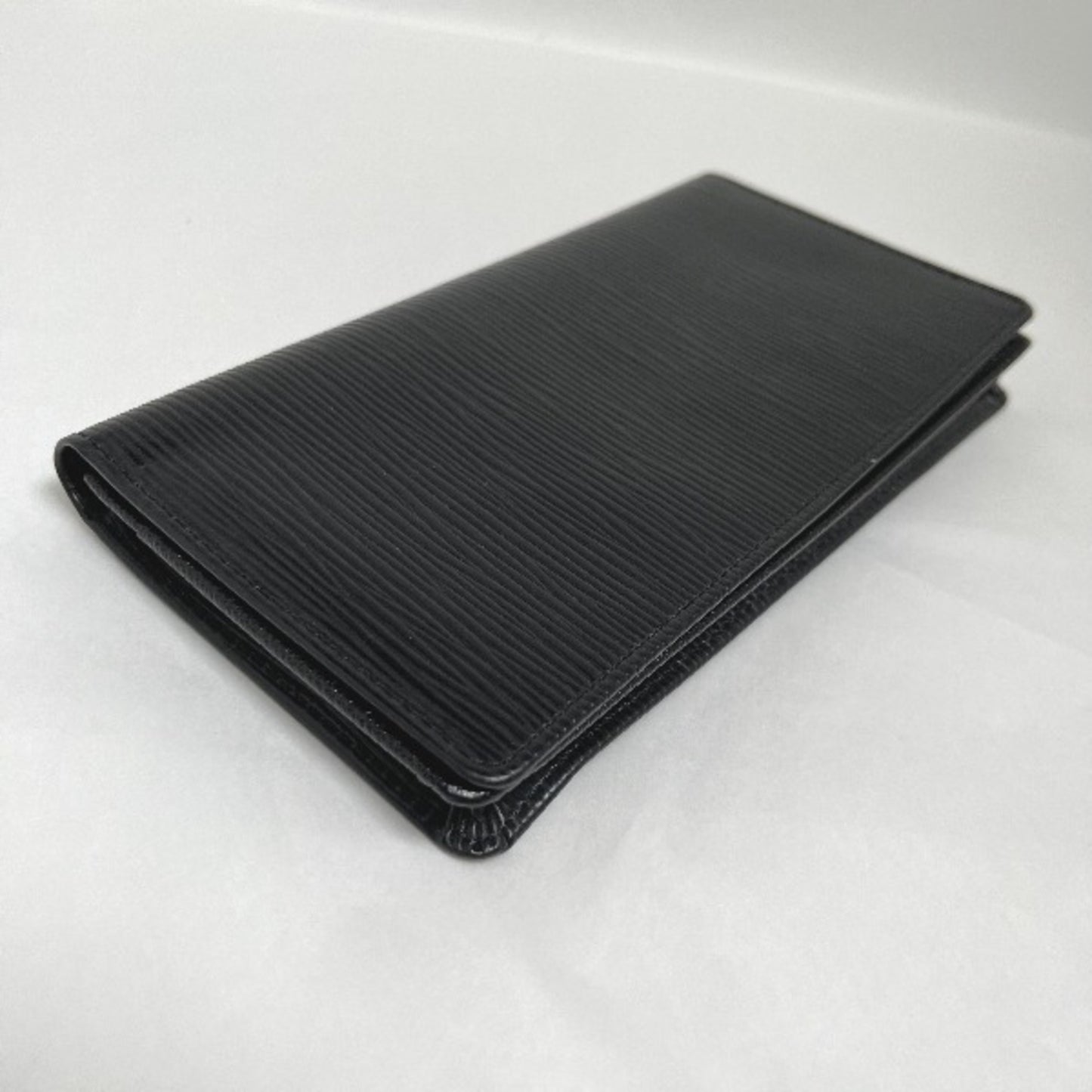 Louis Vuitton Black Leather Brazza
