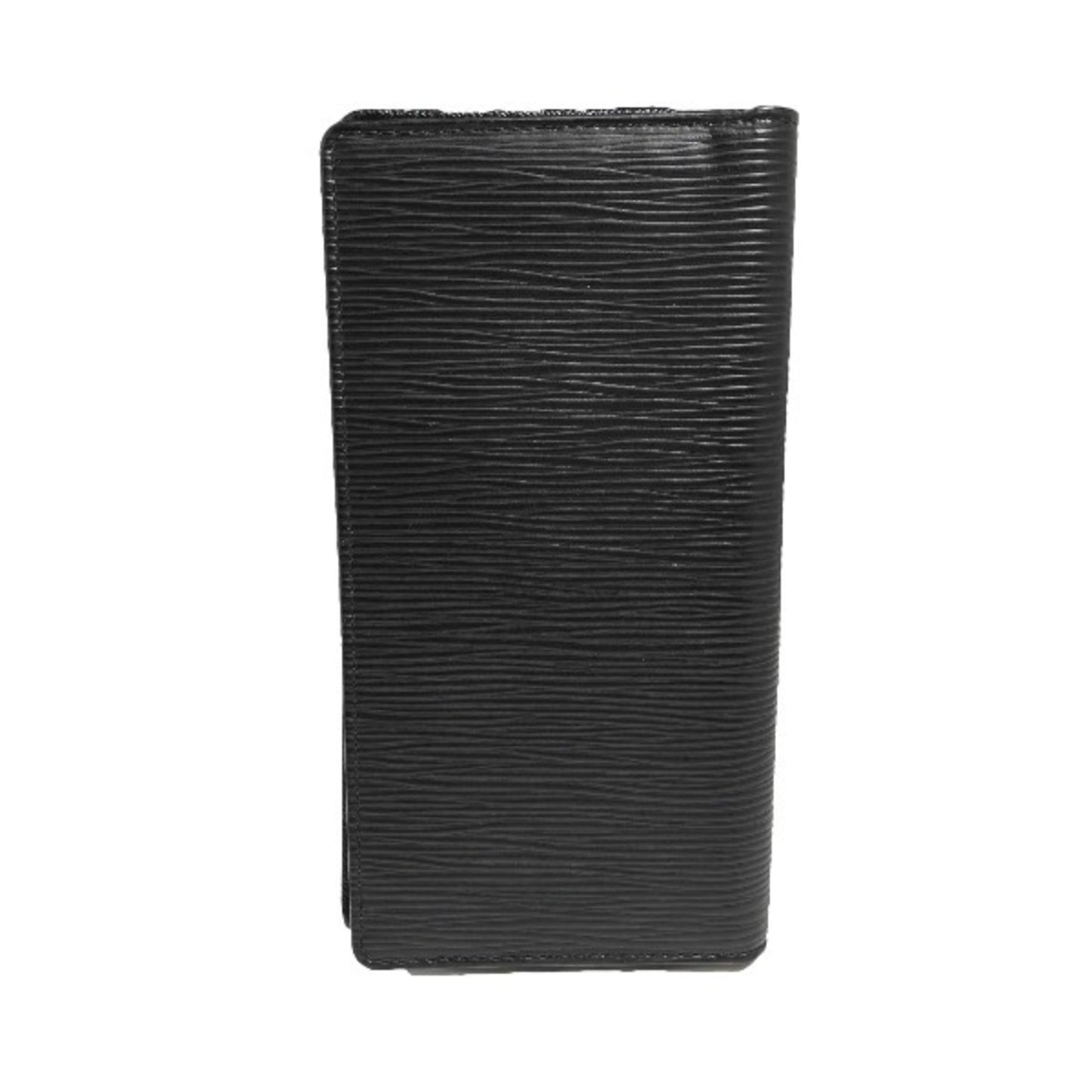 Louis Vuitton Black Leather Brazza