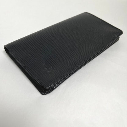 Louis Vuitton Black Leather Brazza