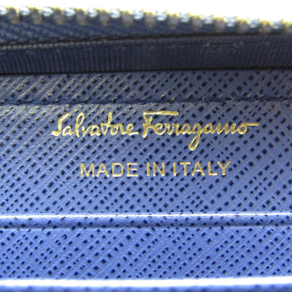 Salvatore Ferragamo Purple Leather Gancini