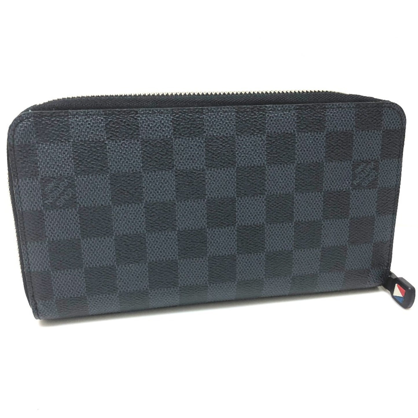 Louis Vuitton Blue Canvas Zippy