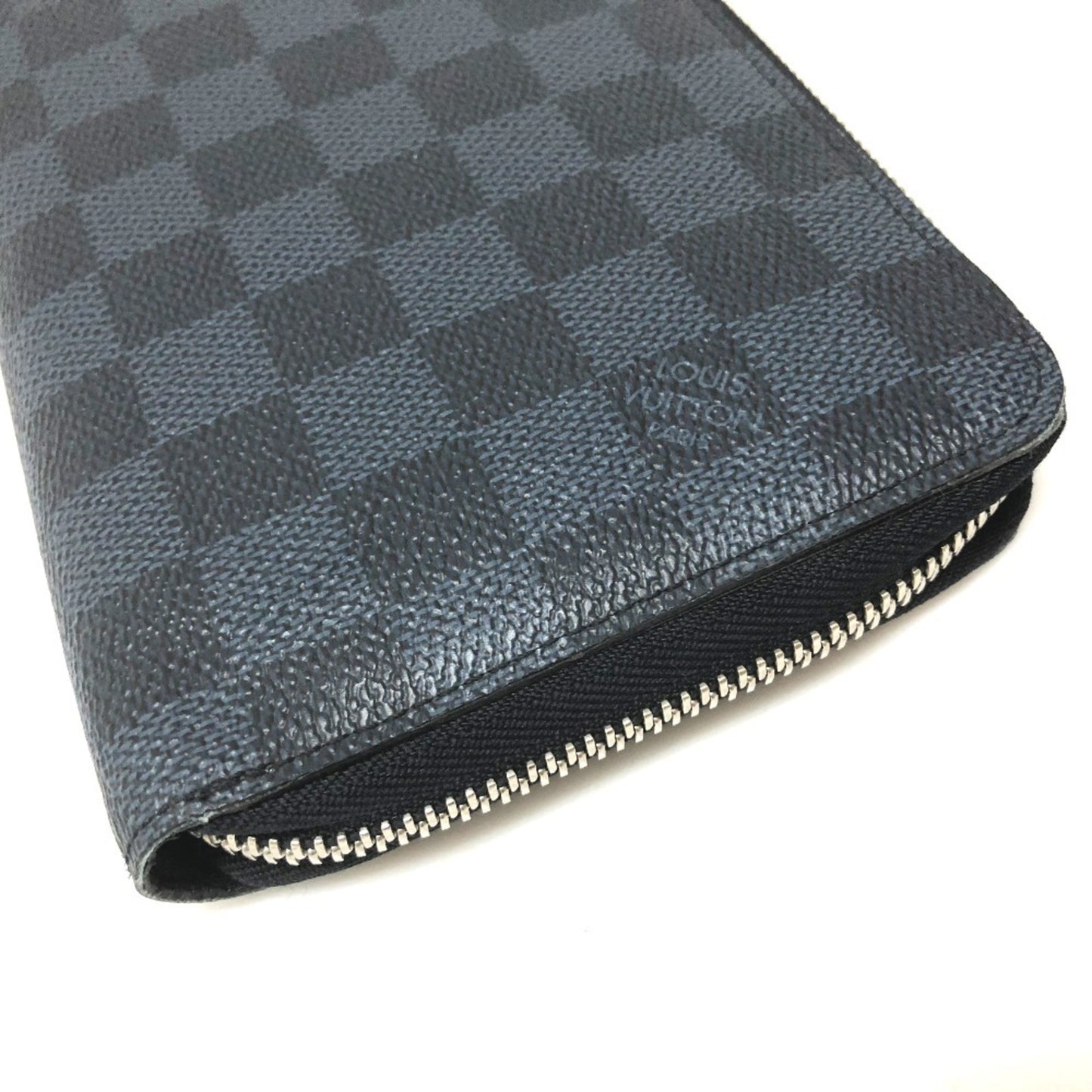 Louis Vuitton Blue Canvas Zippy