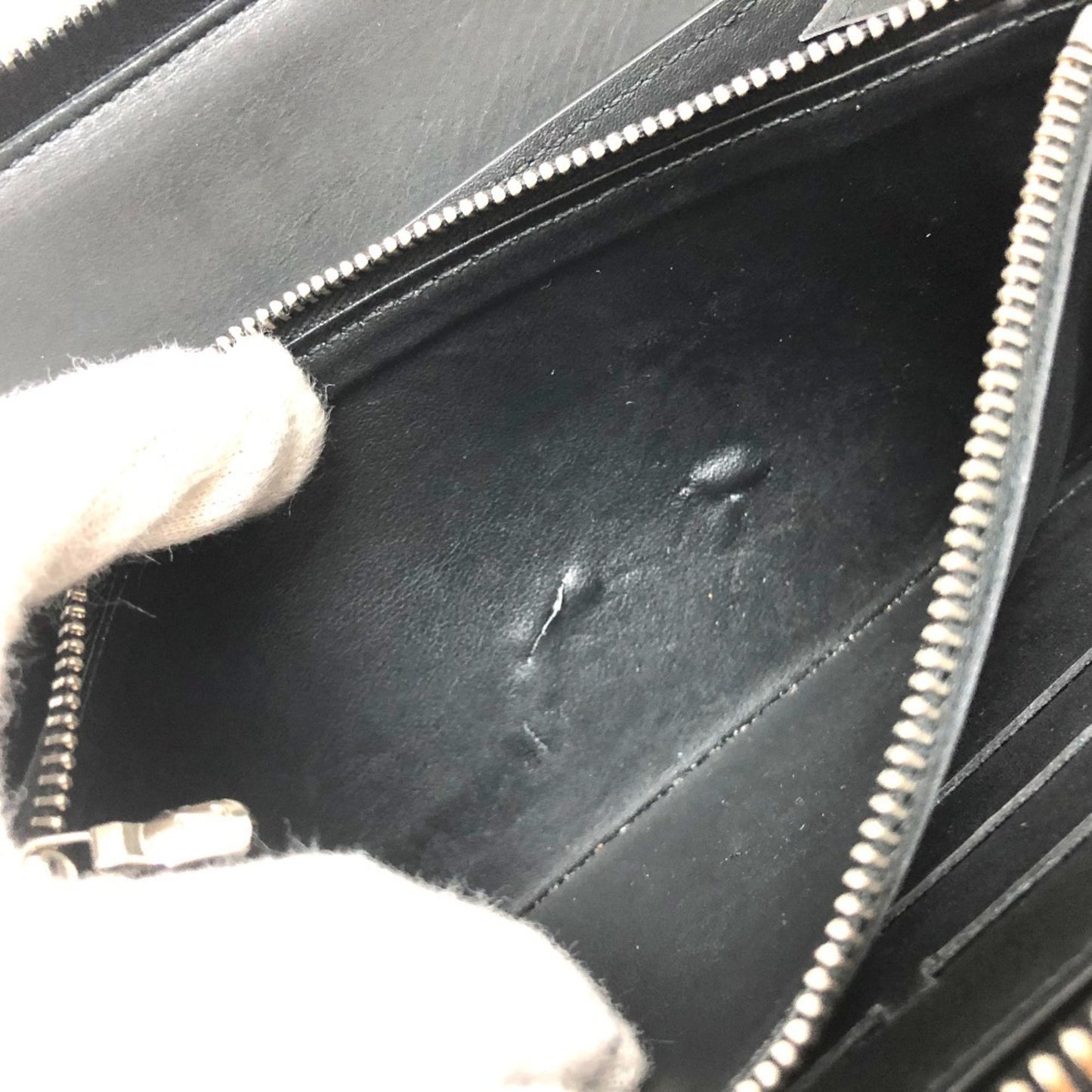 Louis Vuitton Blue Canvas Zippy