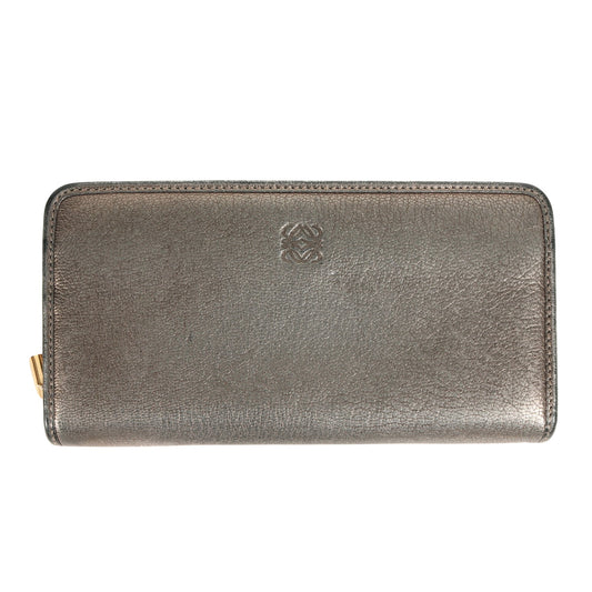 Loewe Silver Leather Anagram