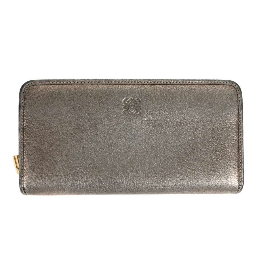 Loewe Silver Leather Anagram