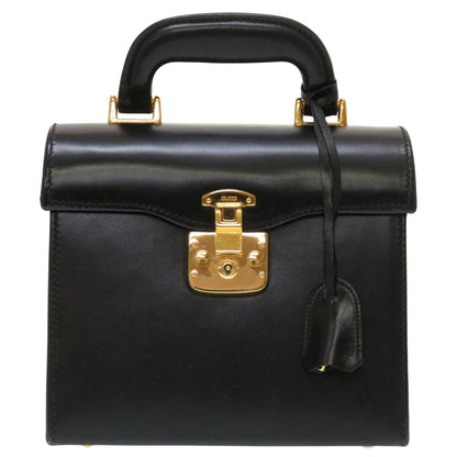 Gucci Black Leather Lady Lock