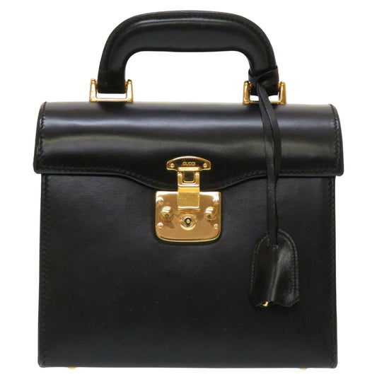 Gucci Black Leather Lady Lock