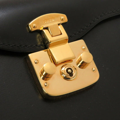Gucci Black Leather Lady Lock