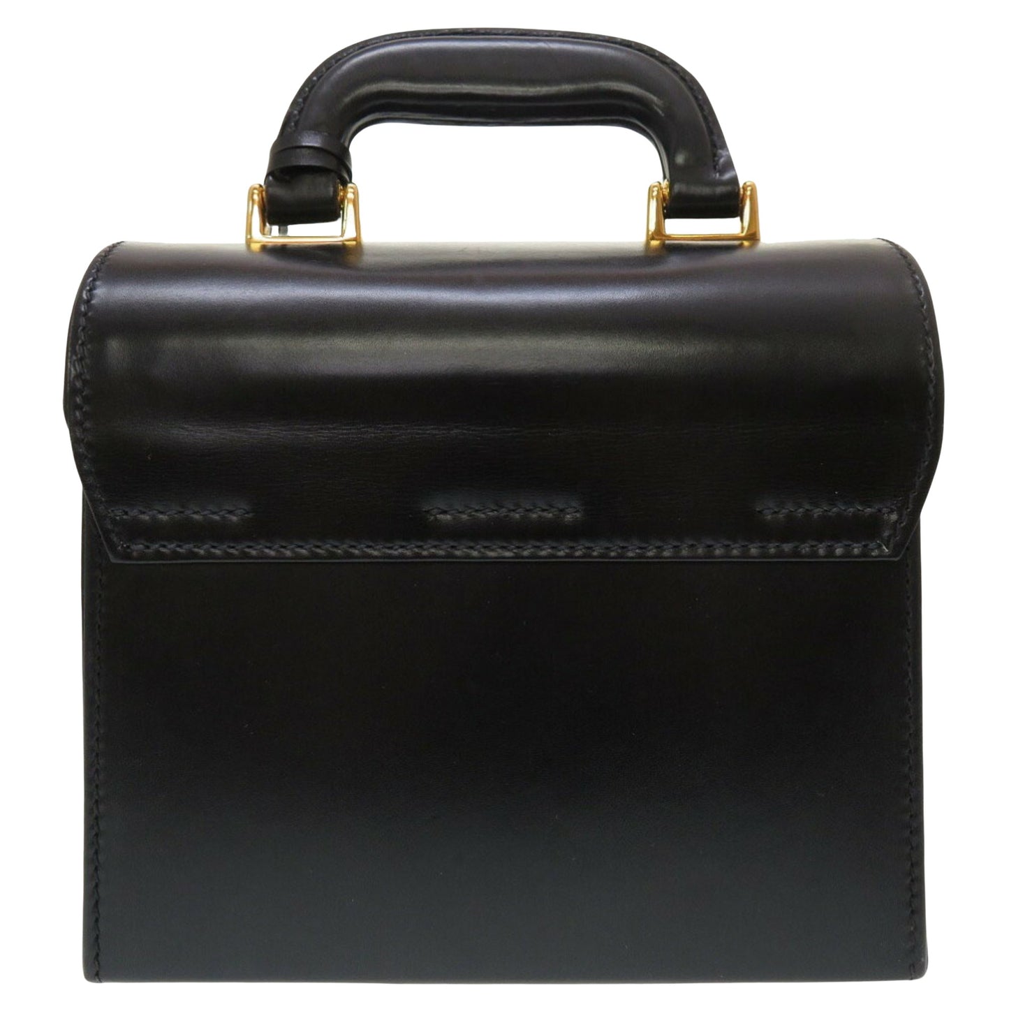 Gucci Black Leather Lady Lock