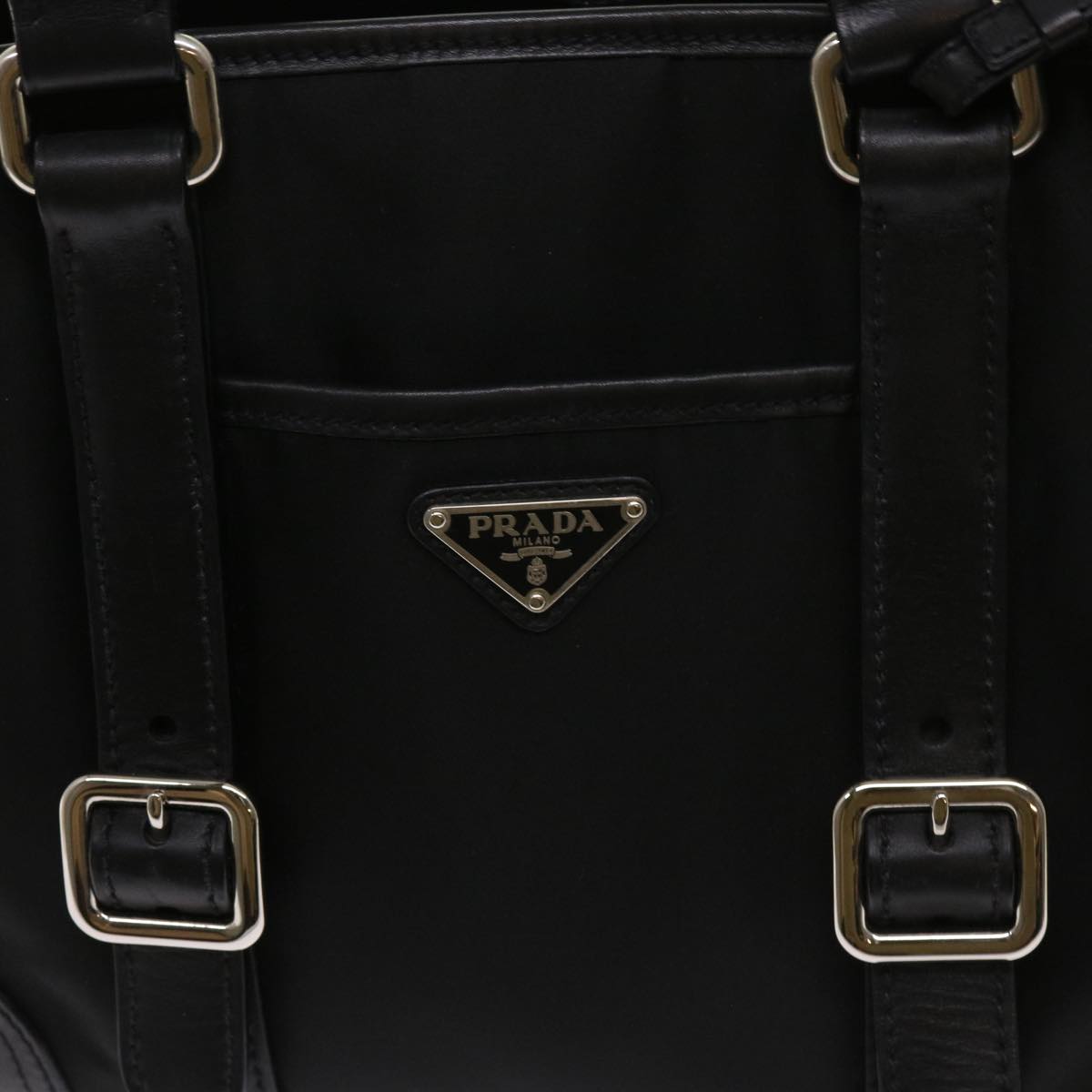 Prada Black Synthetic Tote