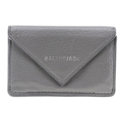 Balenciaga Gray Pony-style Calfskin Papier