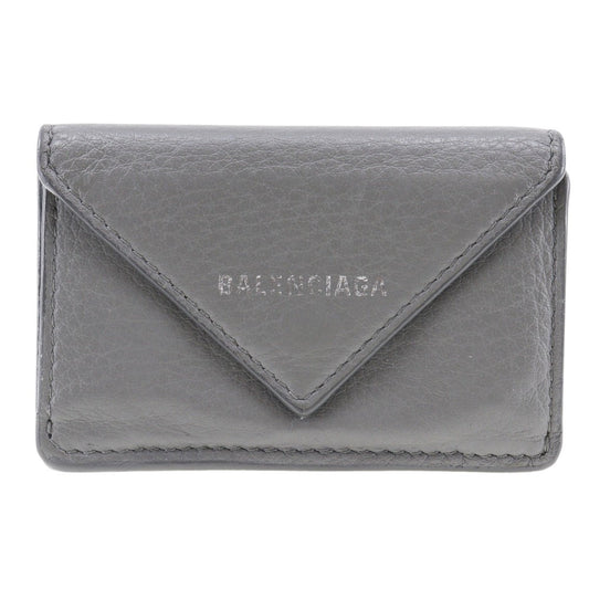Balenciaga Gray Pony-style Calfskin Papier