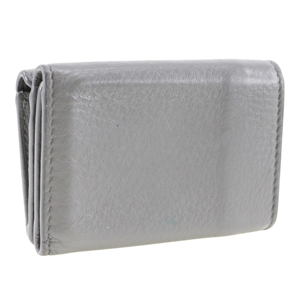 Balenciaga Gray Pony-style Calfskin Papier