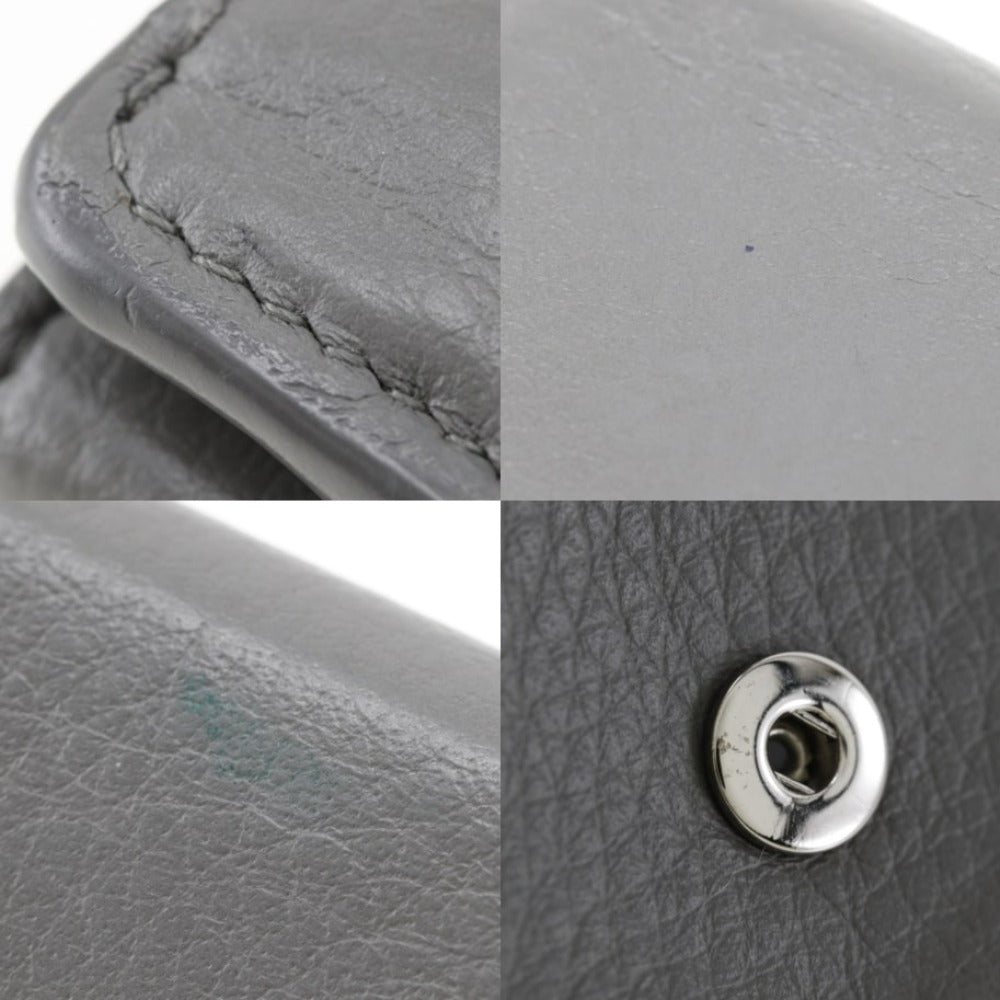 Balenciaga Gray Pony-style Calfskin Papier