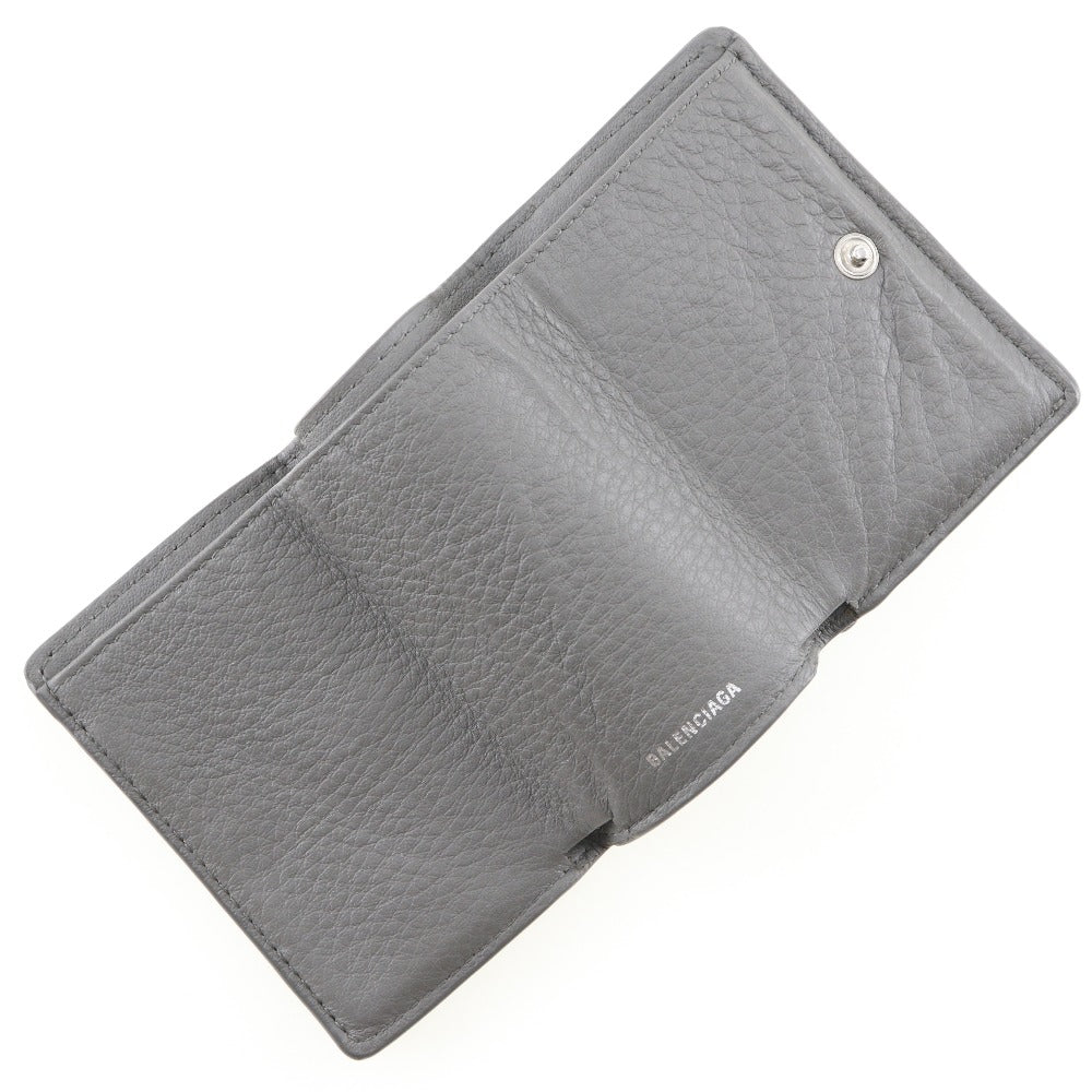 Balenciaga Gray Pony-style Calfskin Papier