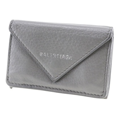 Balenciaga Gray Pony-style Calfskin Papier