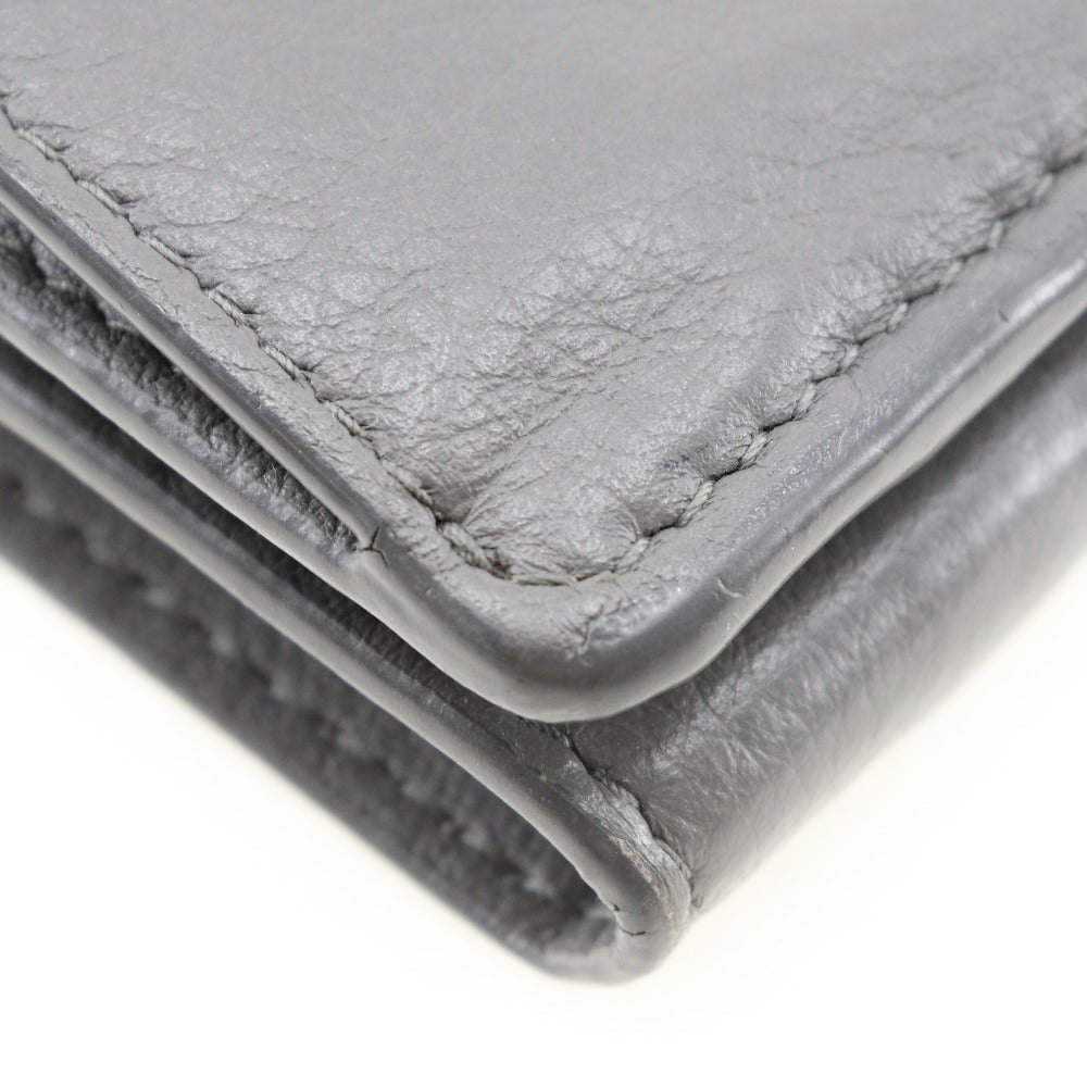 Balenciaga Gray Pony-style Calfskin Papier