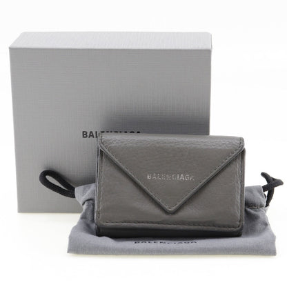 Balenciaga Gray Pony-style Calfskin Papier