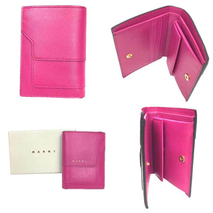 Marni Pink Leather Wallet