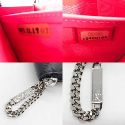 Chanel Black Leather Cambon
