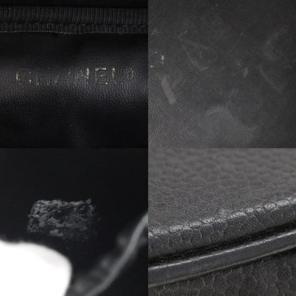 Chanel Black Leather Vanity