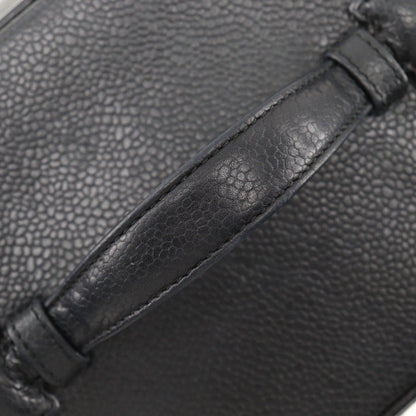 Chanel Black Leather Vanity