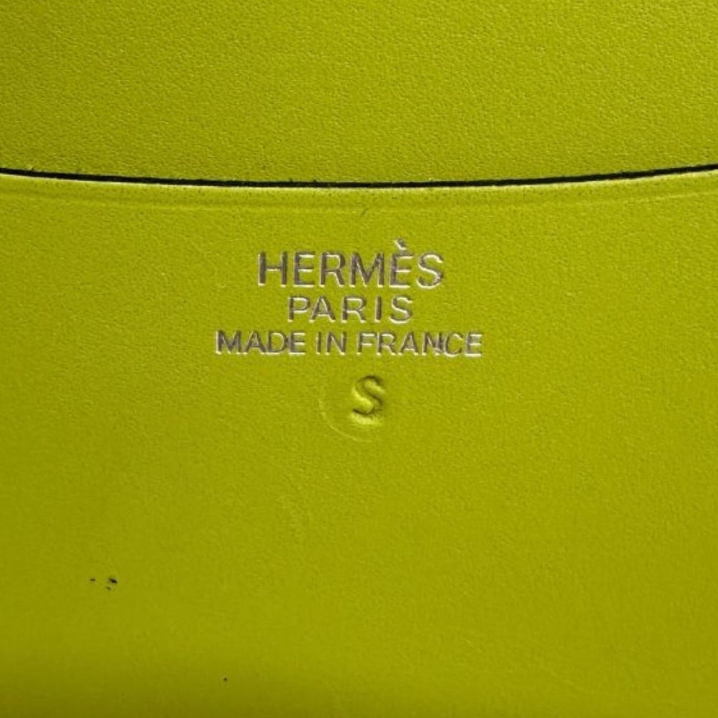 Hermès Green Leather Agenda Cover