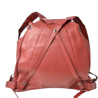Bottega Veneta Red Leather Intrecciato