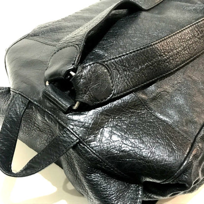 Balenciaga Black Leather Backpack
