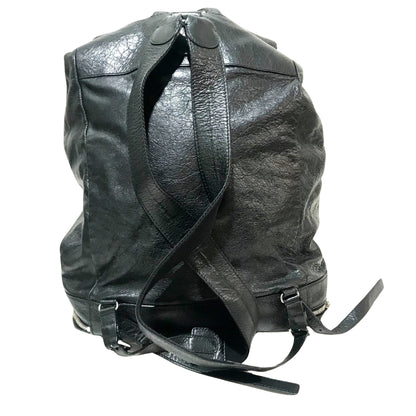 Balenciaga Black Leather Backpack
