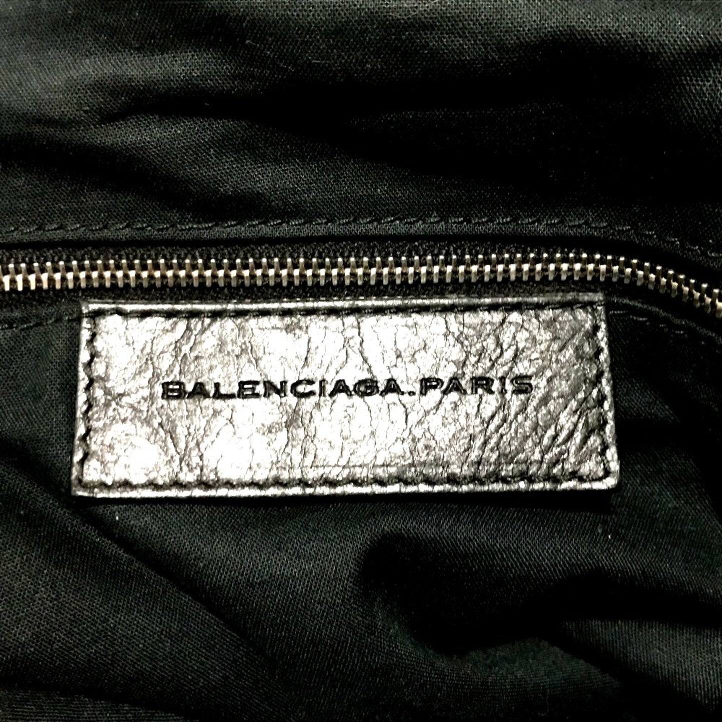 Balenciaga Black Leather Backpack