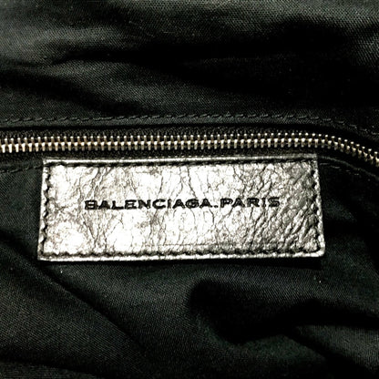 Balenciaga Black Leather Backpack